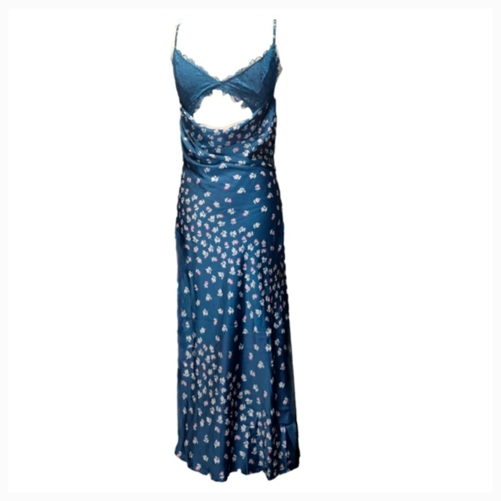 🆕Gossamer Glow Lace Trim Nightgown/Midi Dress by Free People/Intimately - Small